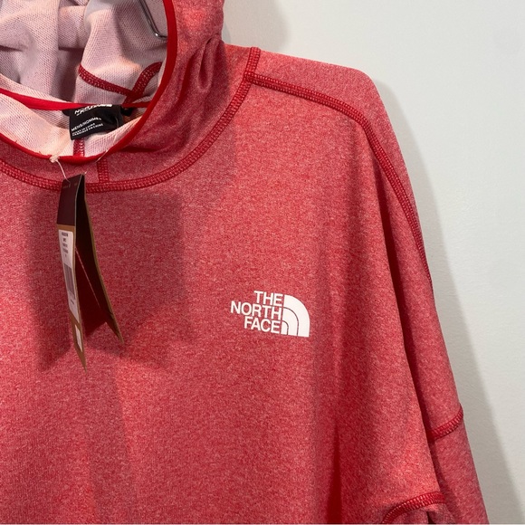 NEW North Face Men's Basin Pullover Hoodie Size M Fiery Red Colour - Picture 3 of 9